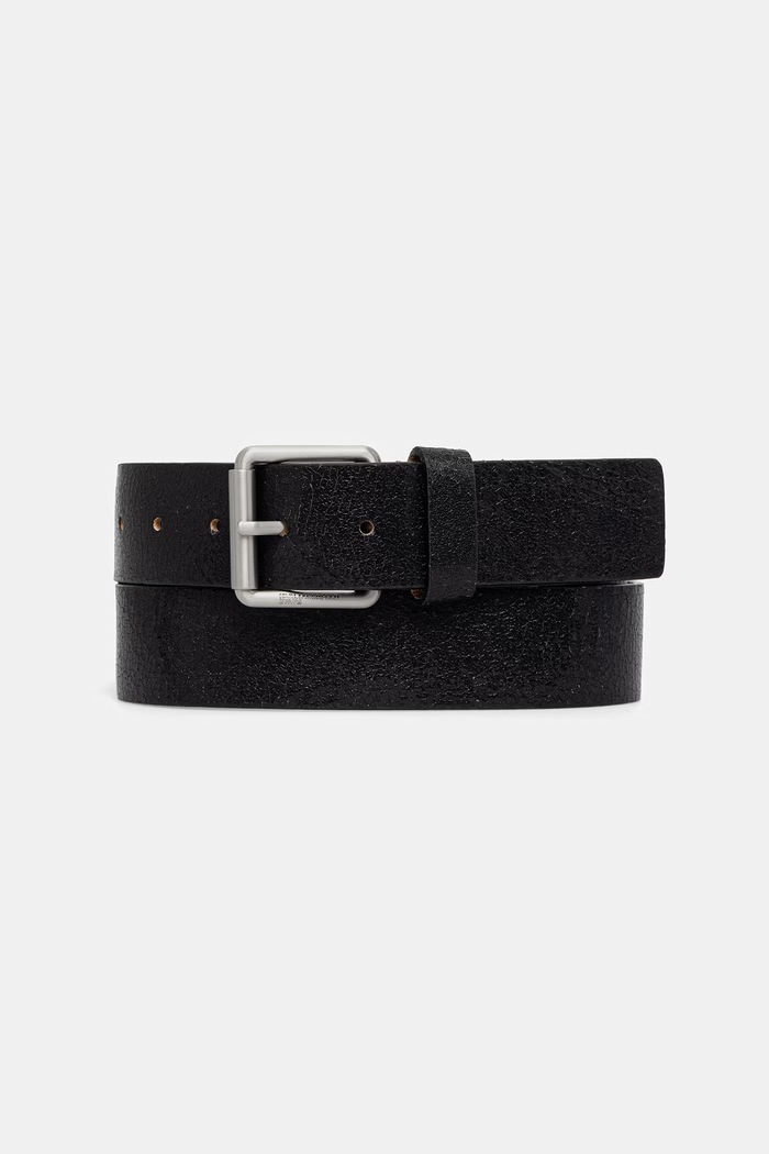 Karl Lagerfeld Jeans ζώνη ανδρική δερμάτινη μαύρο B3M33067