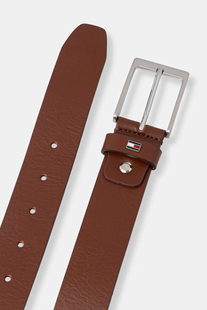 Tommy Hilfiger remen za muškarce kožni AM0AM14669 smeđa AW26