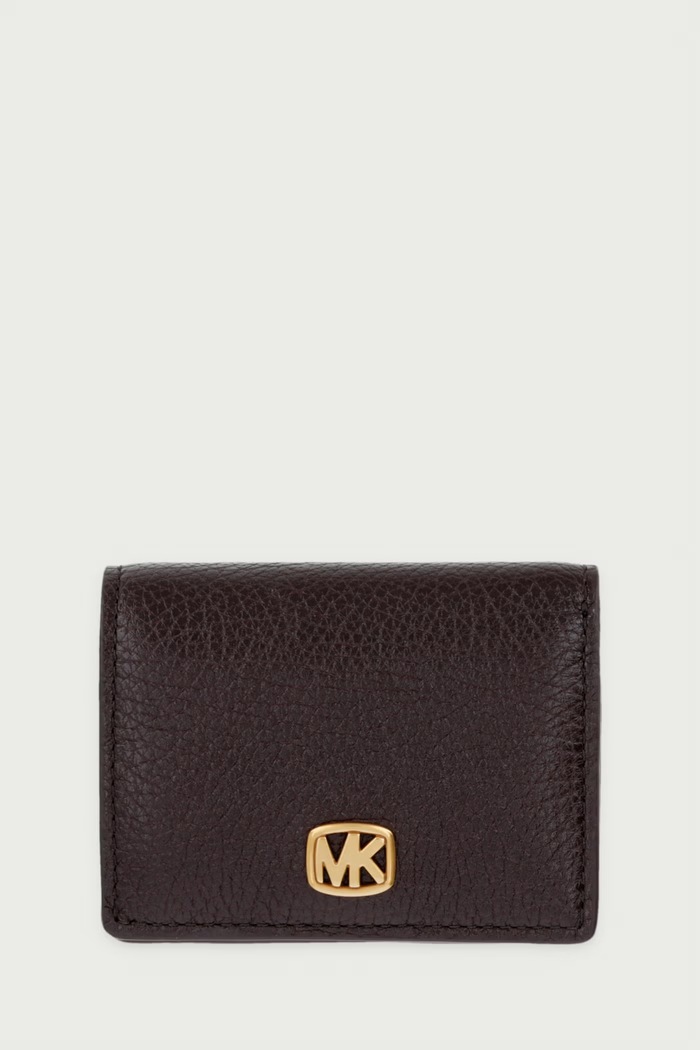 MICHAEL Michael Kors Portfel damski skórzany BRYANT brązowy 32F6AYTD1E