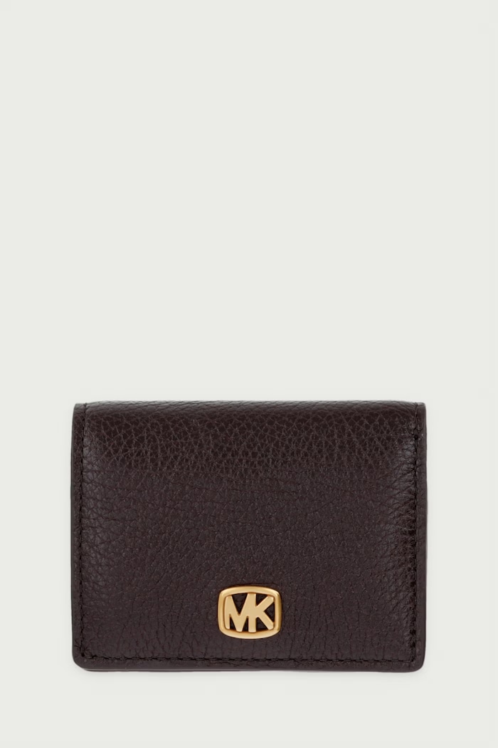MICHAEL Michael Kors Portfel damski skórzany BRYANT brązowy 32F6AYTD1E