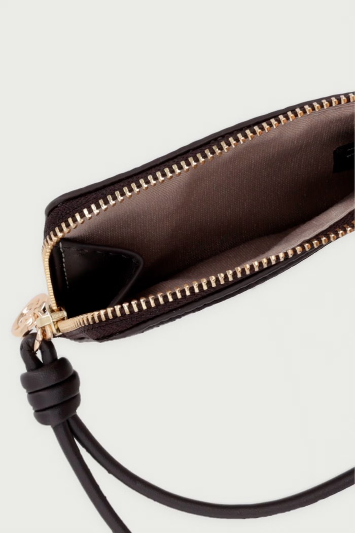 Akcesoria MICHAEL Michael Kors Etui na karty damskie skórzane 32S6GJ6W1L brązowy