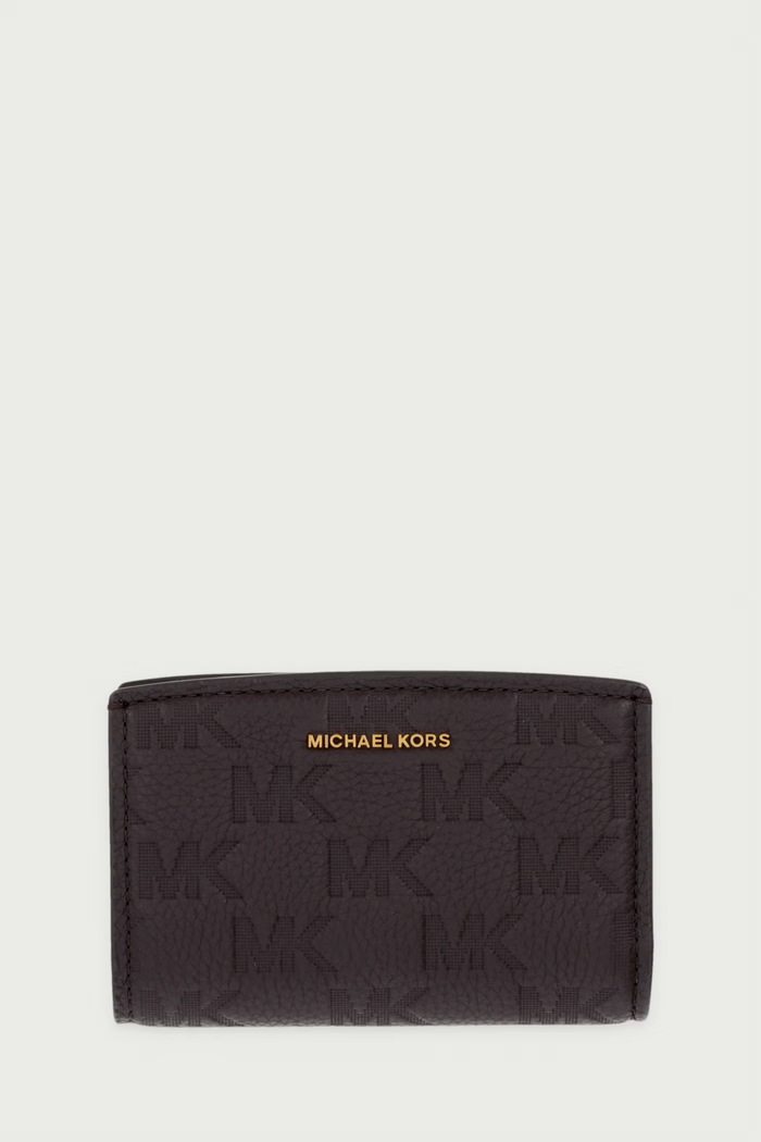MICHAEL Michael Kors Portfel damski skórzany BRYANT brązowy 32F6AYTZ2L