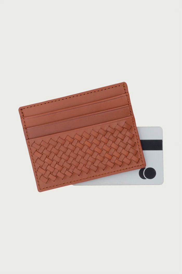 Akcesoria Dragon Diffusion Etui na karty damskie skórzane DGW68051 brązowy