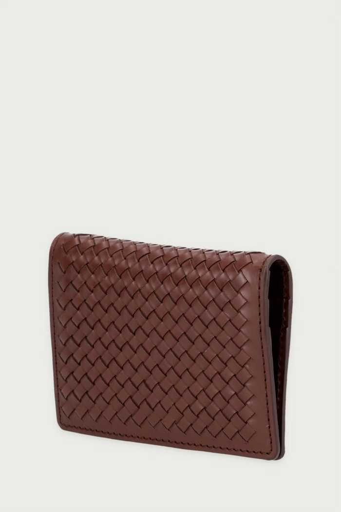 Dragon Diffusion Etui na karty damskie skórzane DGW68032 brązowy AW26