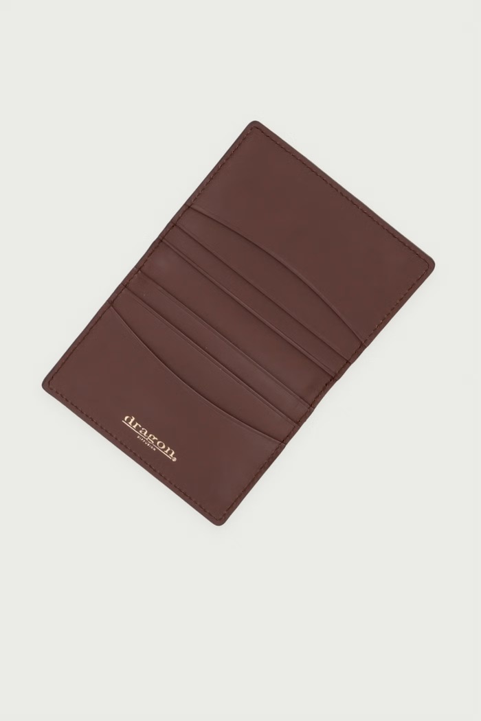 Akcesoria Dragon Diffusion Etui na karty damskie skórzane DGW68032 brązowy