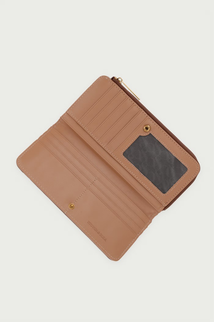 Akcesoria Scotch & Soda Portfel damski SCSW0038 brązowy