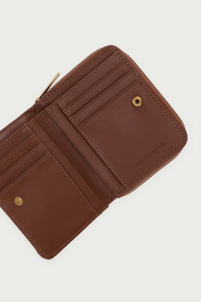 Akcesoria Scotch & Soda Portfel damski SCSW0037 brązowy