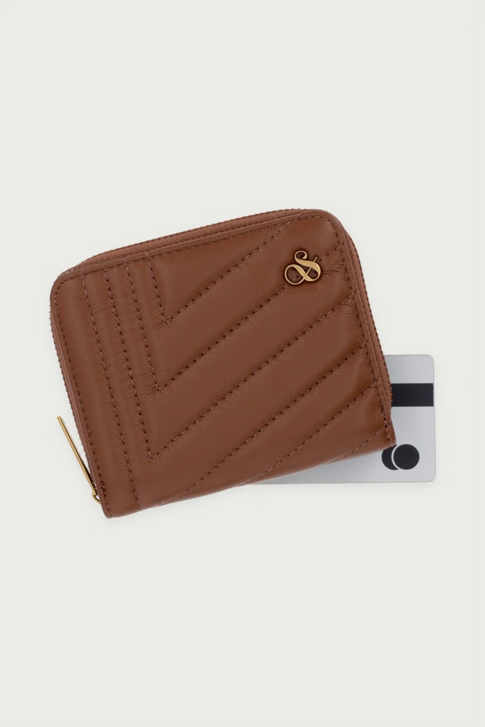 Portfel damski Scotch & Soda SCSW0037 brązowy