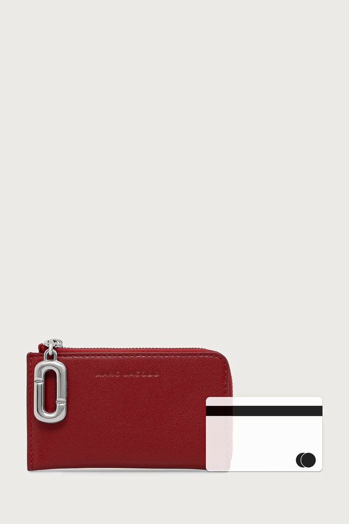Novčanik za žene od kože TOP ZIP MULTI WALLET MARC JACOBS crvena 2P6SMP018S01