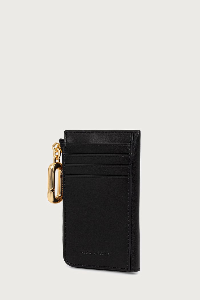 MARC JACOBS Portofel pentru femei din piele TOP ZIP MULTI WALLET 2P6SMP018S01 negru AW26