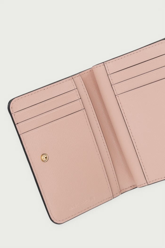 Аксесоари MARC JACOBS Портфейл дамски от кожа THE MINI COMPACT WALLET 2P6SMP021S01 бежов