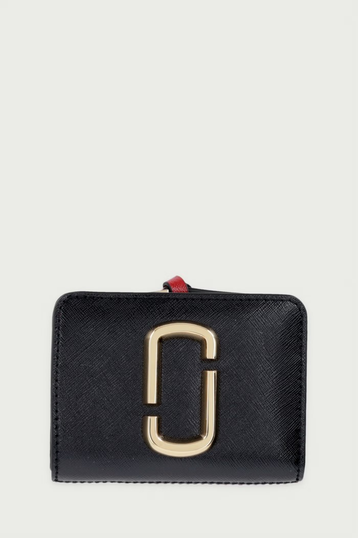 MARC JACOBS Портфейл дамски от кожа THE MINI COMPACT WALLET черен 2P6SMP021S01