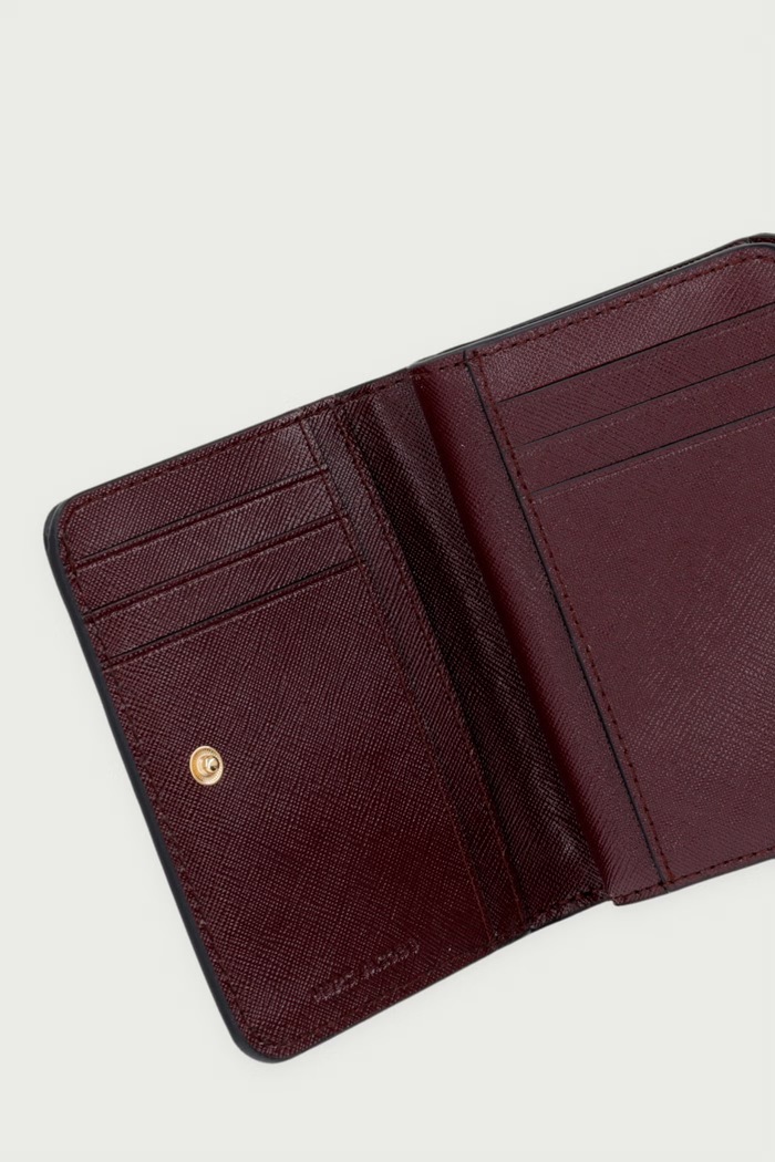 Аксесоари MARC JACOBS Портфейл дамски от кожа THE MINI COMPACT WALLET 2P6SMP021S01 черен