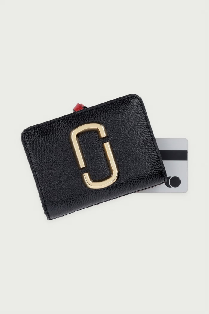 Портфейл дамски от кожа THE MINI COMPACT WALLET MARC JACOBS 2P6SMP021S01 черен