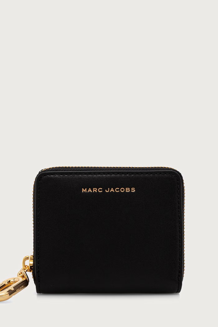 MARC JACOBS Novčanik za žene od kože SLIM COMPACT WALLET crna 2P6SMP017S01