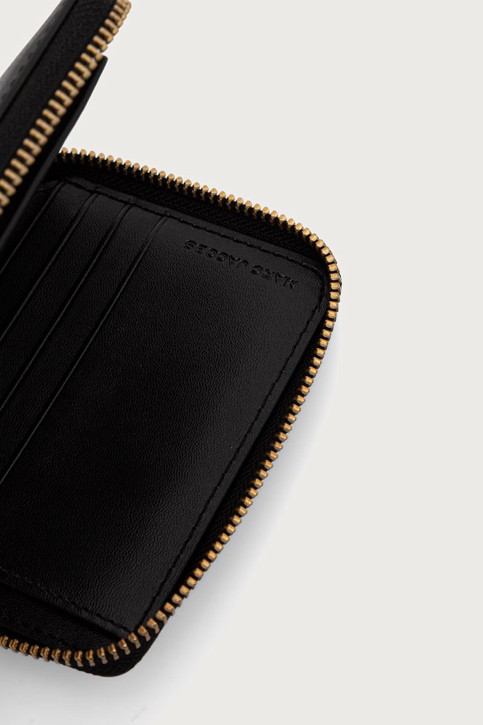 Novčanik za žene od kože SLIM COMPACT WALLET MARC JACOBS 2P6SMP017S01 crna