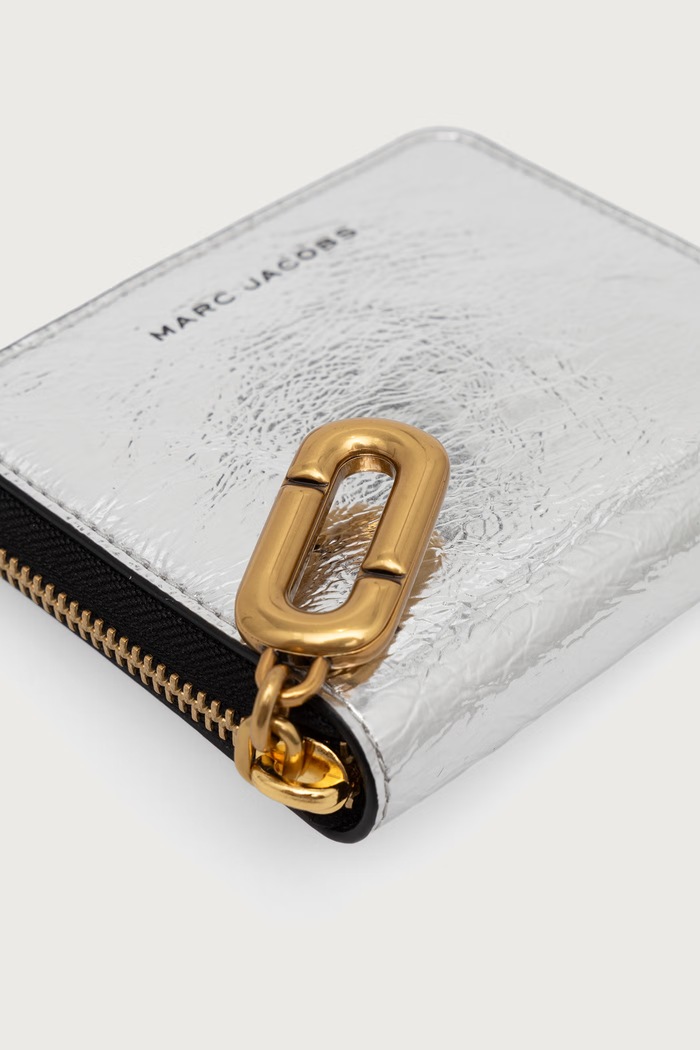 Doplnky MARC JACOBS RFID peňaženka detská z imitácie kože SLIM COMPACT WALLET 2F6SMP035S02 strieborná