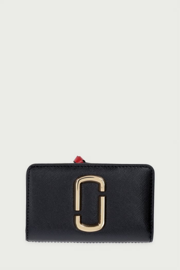 MARC JACOBS Novčanik za žene od kože THE COMPACT WALLET crna 2P6SMP020S01