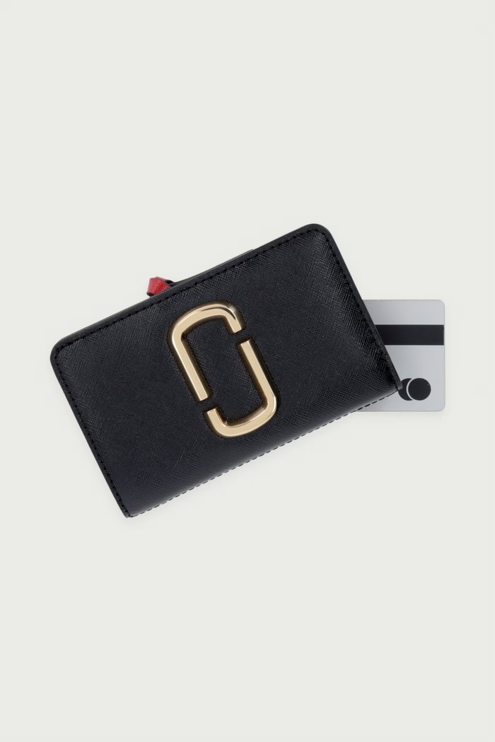 Novčanik za žene od kože THE COMPACT WALLET MARC JACOBS 2P6SMP020S01 crna