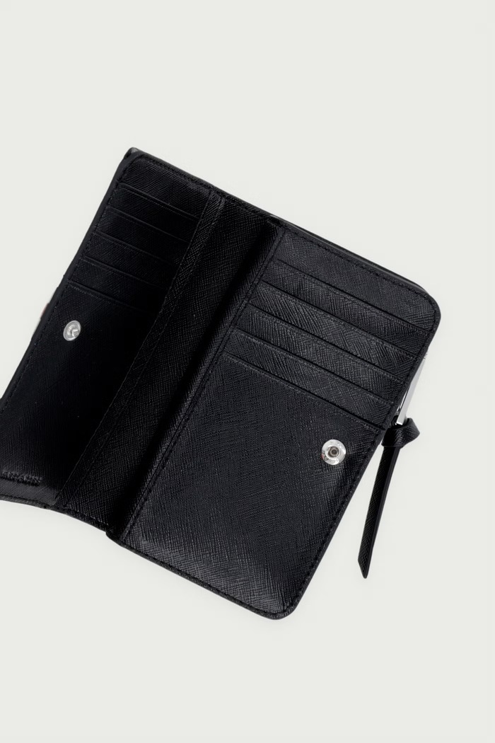 Dodaci MARC JACOBS Novčanik za žene od kože THE COMPACT WALLET 2F6SMP014S01 crna