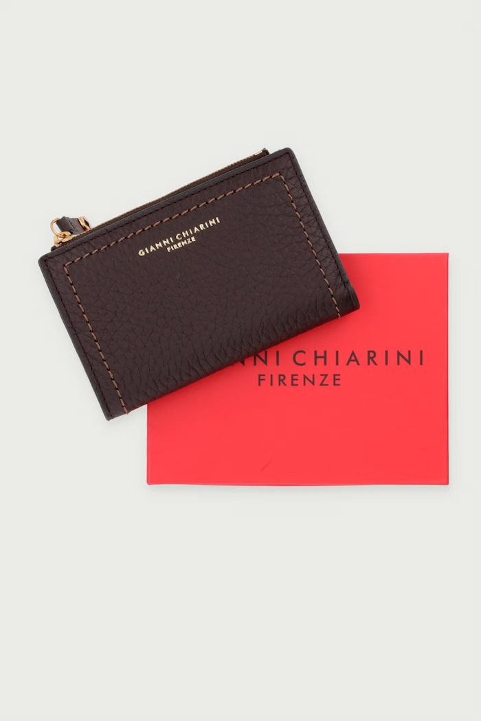 Кошелек кожаный Gianni Chiarini коричневый PF.6003.RNG