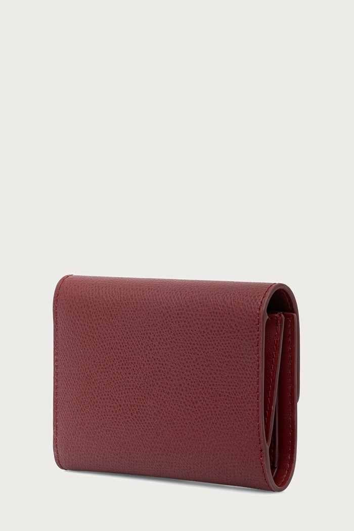Furla portfel damski skórzany Iride S WP00564.ARE000.CGQ00 bordowy AW26