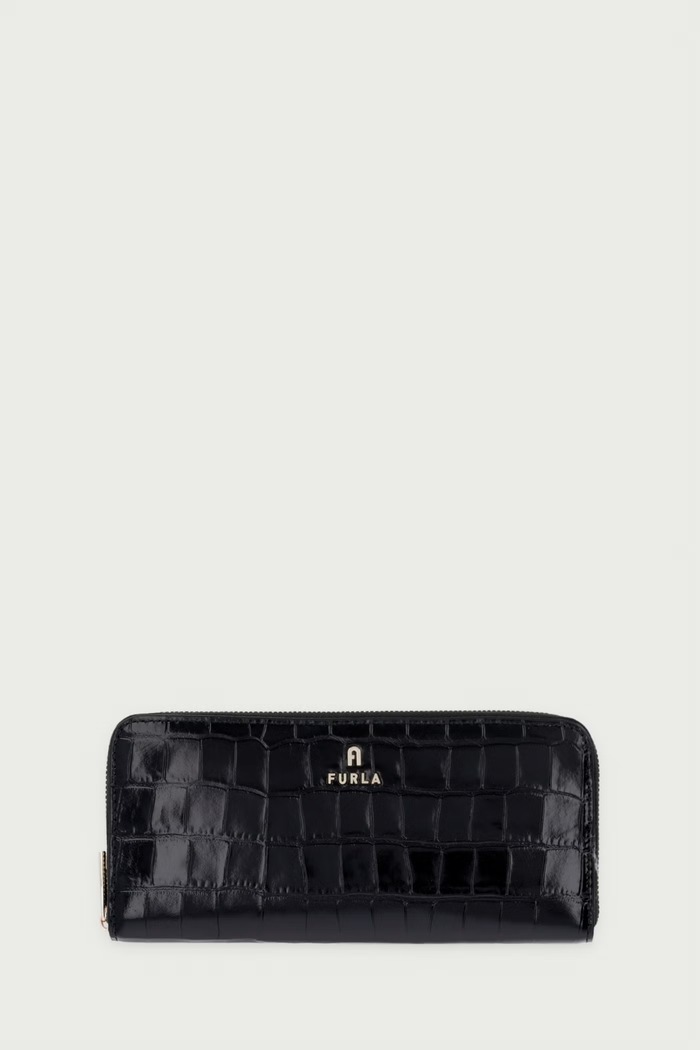 Furla Portfel damski skórzany Camelia L czarny WP00313.BX4255.O6000