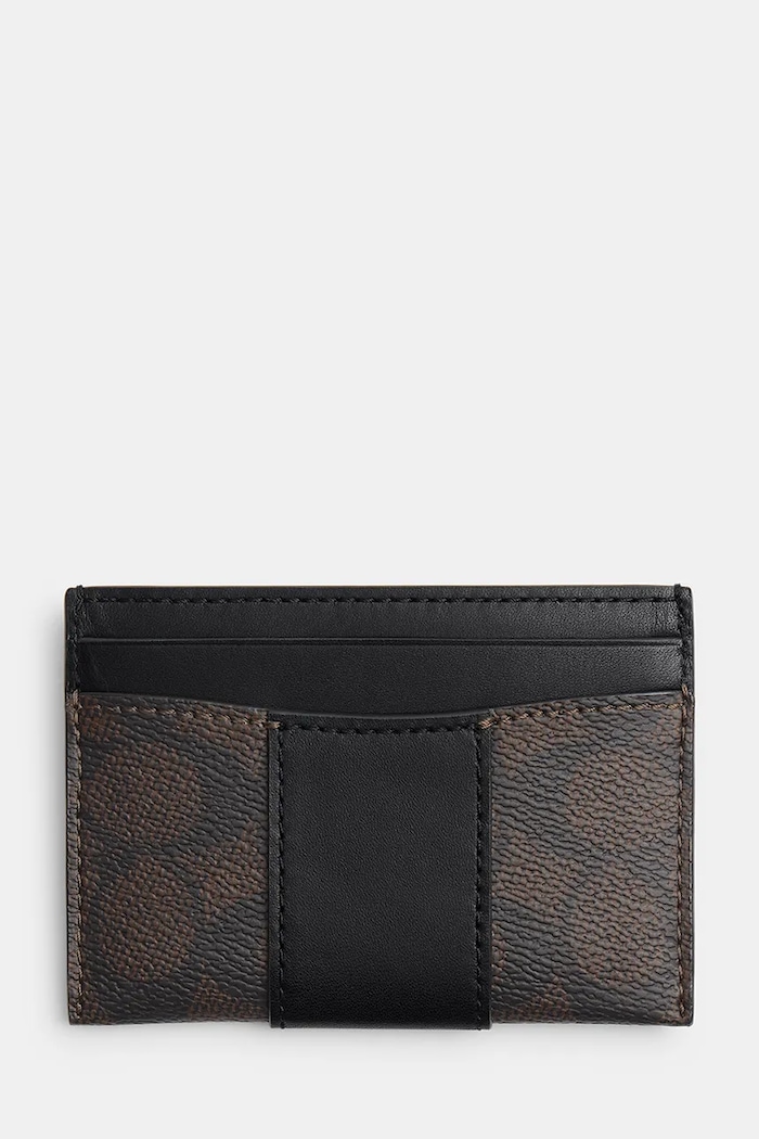 Coach Etui na karty damskie CFY56 czarny AW26