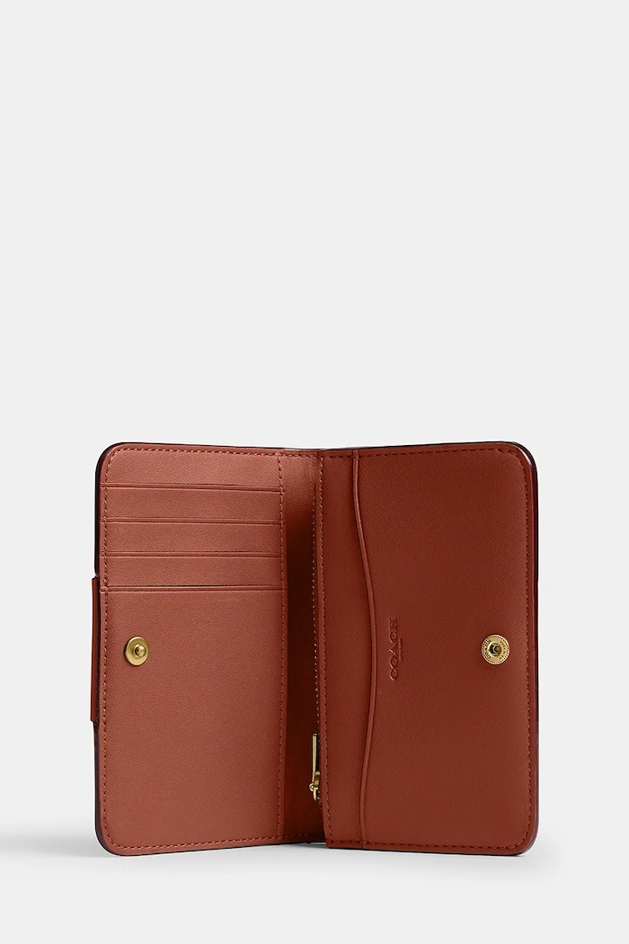 Akcesoria Coach Etui na karty damskie CFY63 beżowy