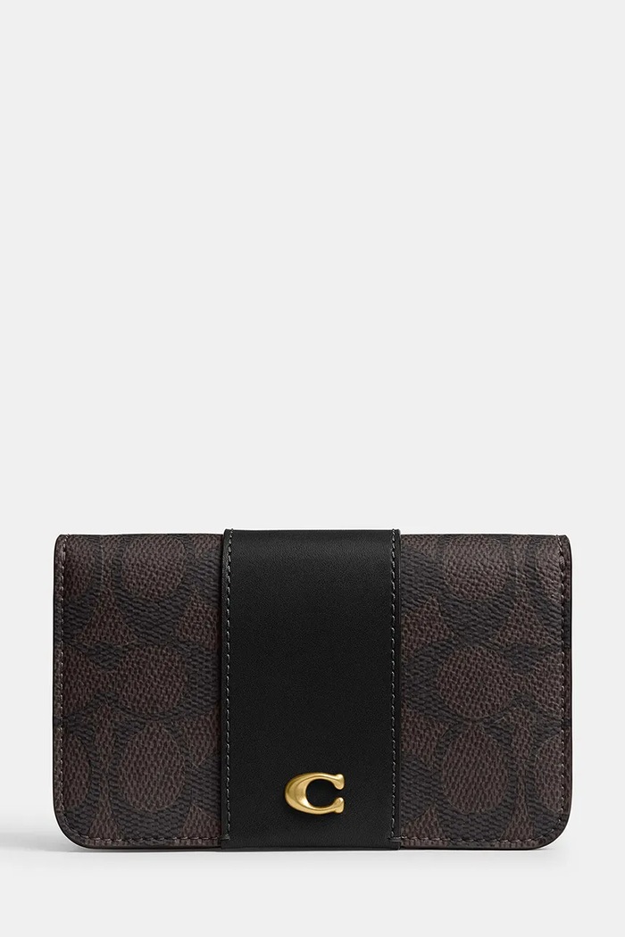 Coach Etui na karty damskie czarny CFY63