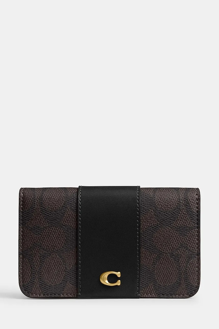 Coach Etui na karty damskie czarny CFY63