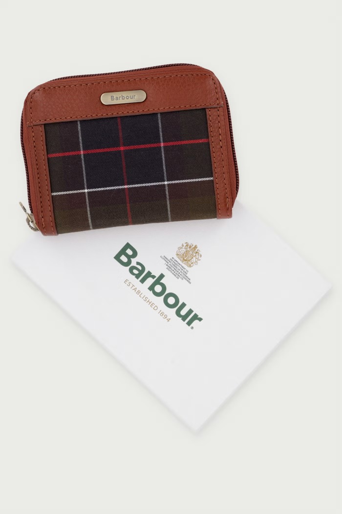 Portfel damski Barbour zielony LLG0040