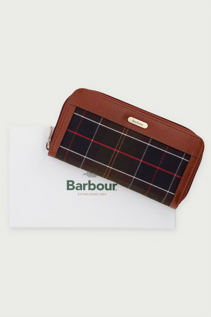 Portfel damski Barbour brązowy LLG0039