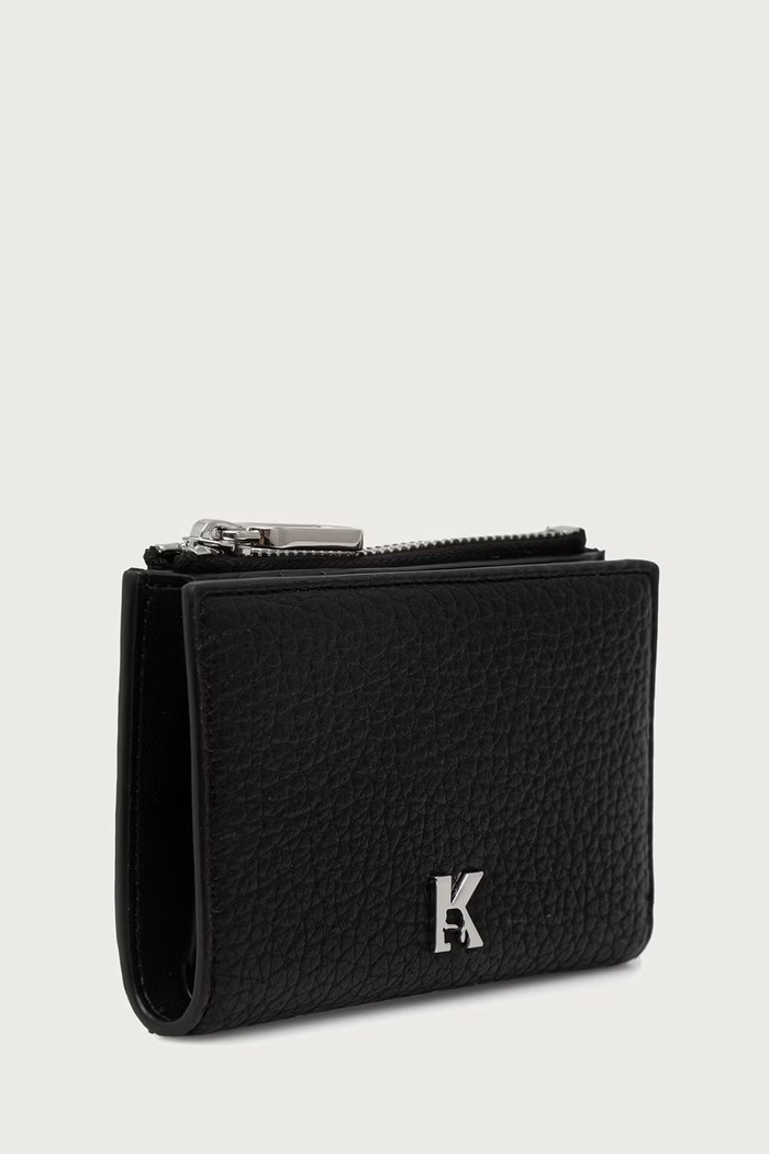 Karl Lagerfeld Jeans Novčanik za žene od imitacije kože B4W32065 crna AW26