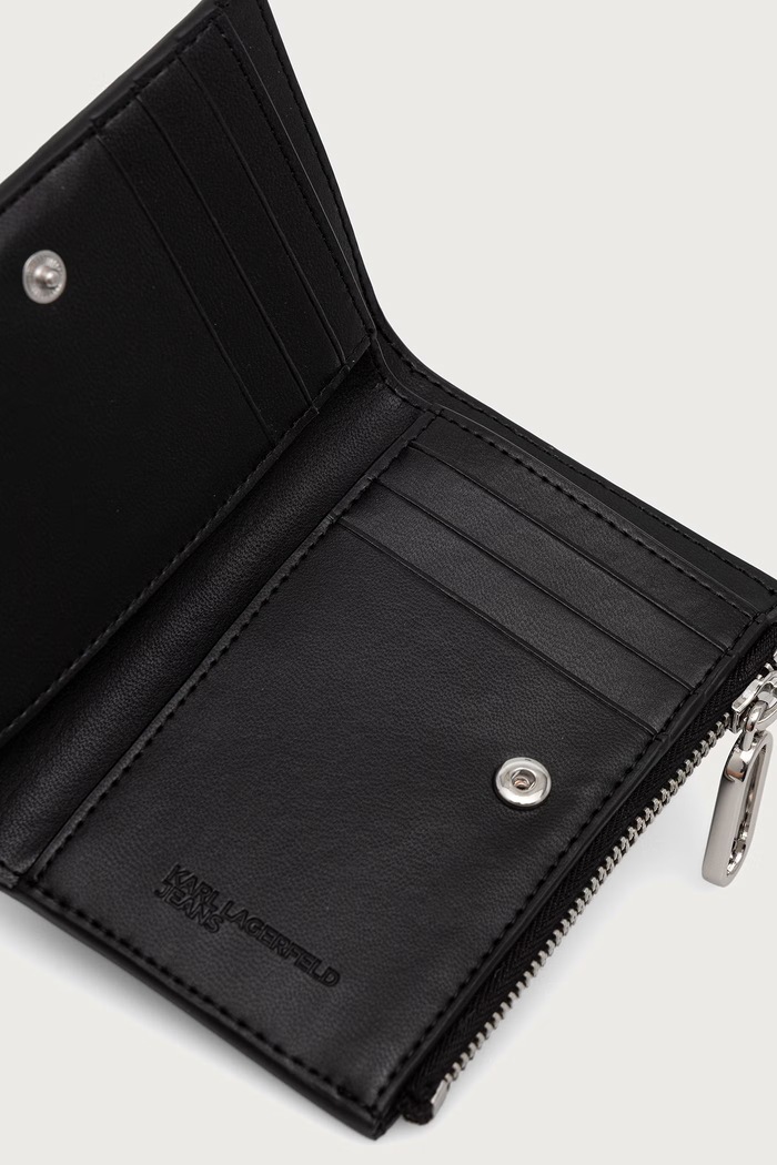 Novčanik za žene od imitacije kože Karl Lagerfeld Jeans B4W32065 crna