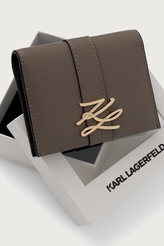 Etui na karty damskie Karl Lagerfeld B4W32014 brązowy