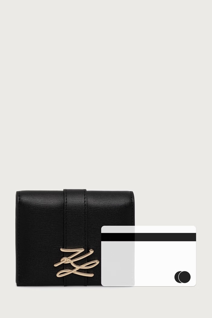 Θήκη για κάρτες Γυναικεία Karl Lagerfeld μαύρο B4W32014