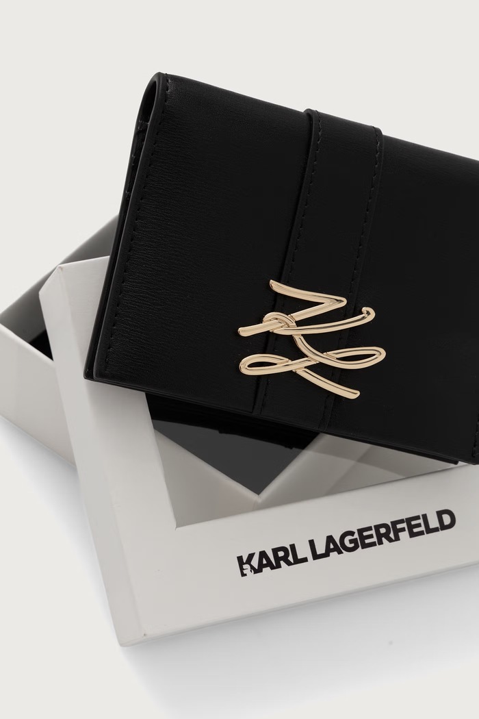 Θήκη για κάρτες Γυναικεία Karl Lagerfeld B4W32014 μαύρο