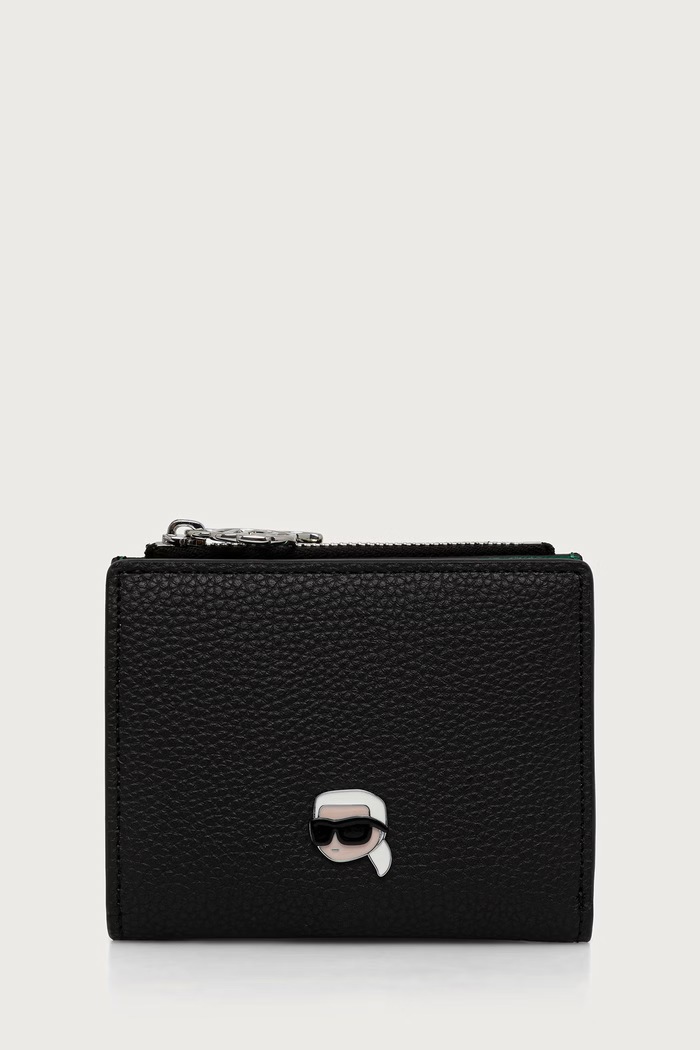 Karl Lagerfeld πορτοφόλι γυναικείο από απομίμηση δέρματος μαύρο B4W32029