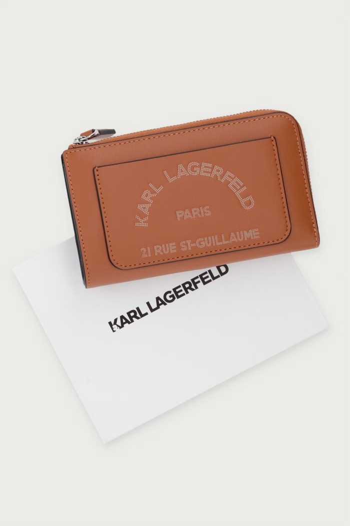 Novčanik za žene Karl Lagerfeld smeđa B4W32074