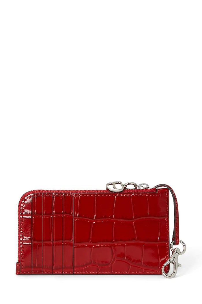 Lauren Ralph Lauren Etui na karty damskie 432P18695 czerwony AW26