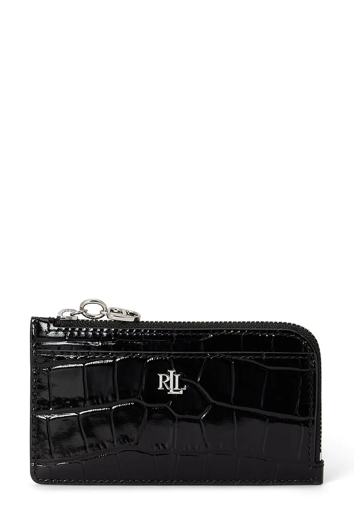 Lauren Ralph Lauren Etui na karty damskie czarny 432P18695