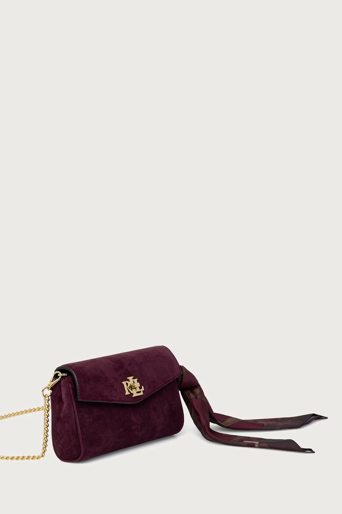 Lauren Ralph Lauren Női bőr pénztárca 432P18554 burgundia AW26