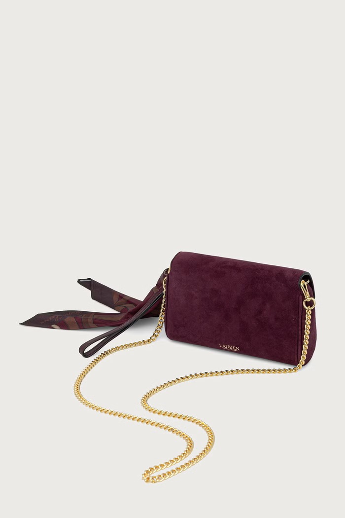 Accessori Lauren Ralph Lauren Portafoglio da donna in pelle 432P18554 granata