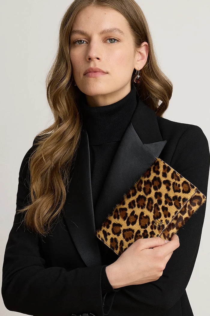 Lauren Ralph Lauren Kopertówka damska skórzana 432P18553