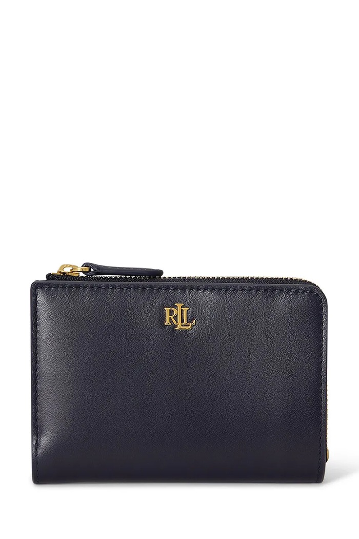 Lauren Ralph Lauren Portfel damski skórzany granatowy 432P16735