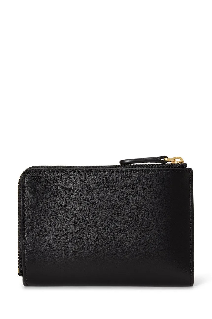 Lauren Ralph Lauren Portfel damski skórzany 432P16735 czarny AW26