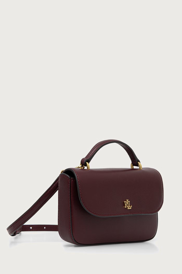Lauren Ralph Lauren Πορτοφόλι γυναικείο δερμάτινο 432P16733 μπορντό AW26