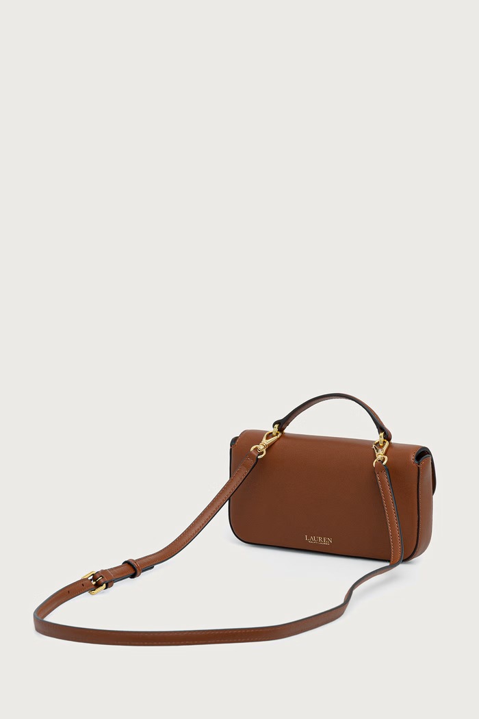Αξεσουάρ Lauren Ralph Lauren Πορτοφόλι γυναικείο δερμάτινο 432P16733 καφέ