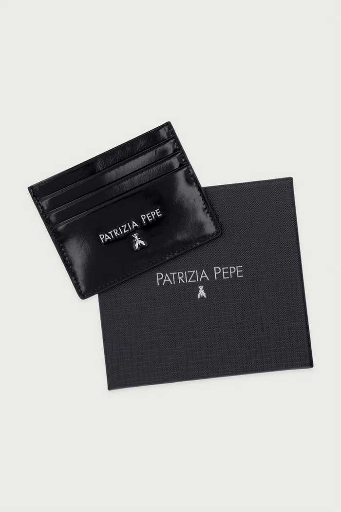 Etui na karty damskie skórzane Patrizia Pepe 2Q7001.L0002 czarny